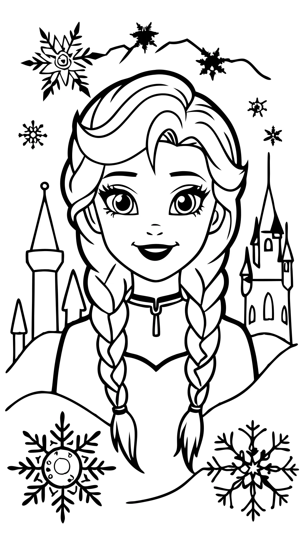 frozen coloring pages free printable